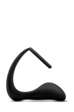ANAL ADVENTURES COCK RING PLUG BLACK - obrazek 2