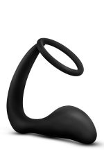 ANAL ADVENTURES COCK RING PLUG BLACK - obrazek 5