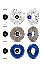 STAY HARD TRIPLE STRETCH 3PACK COCKRINGS - obrazek 4