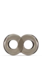 STAY HARD COCK RING AND BALL STRAP BLACK - obrazek 2