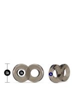 STAY HARD COCK RING AND BALL STRAP BLACK - obrazek 4