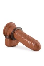 STAY HARD COCK RING AND BALL STRAP BLACK - obrazek 5