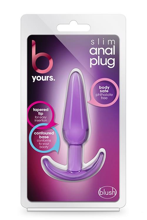35-331510 B YOURS SLIM ANAL PLUG PURPLE - obrazek 1