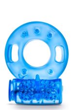 STAY HARD REUSABLE COCK RING BLUE - obrazek 2