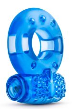 STAY HARD REUSABLE COCK RING BLUE - obrazek 3