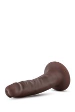 DR. SKIN PLUS 5 INCH POSABLE DILDO CHOCOLATE - obrazek 4