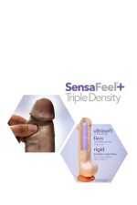 DR. SKIN PLUS 5 INCH POSABLE DILDO CHOCOLATE - obrazek 5