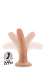 DR. SKIN PLUS 5 INCH POSABLE DILDO VANILLA - obrazek 3