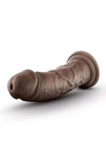 DR. SKIN SILICONE DR. SHEPHERD 8 INCH DILDO WITH SUCTION CUP CHOCOLATE - obrazek 3