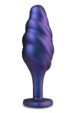 ANAL ADVENTURES MATRIX BUMPED BLING PLUG SAPPHIRE - obrazek 2