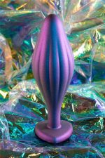 ANAL ADVENTURES MATRIX WAVY BLING PLUG SAPPHIRE - obrazek 5