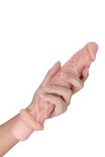 DR. SKIN SILICONE DR. RICHARD 9 INCH VIBRATING DILDO BEIGE - obrazek 5