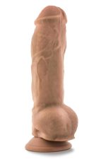 AU NATUREL BIG BOY 10" DILDO MOCHA - obrazek 2