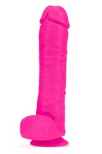 AU NATUREL BOLD BIG JOHN 11" DILDO PINK - obrazek 2