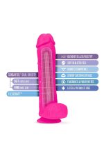 AU NATUREL BOLD BIG JOHN 11" DILDO PINK - obrazek 4