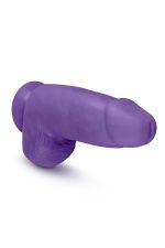 AU NATUREL BOLD CHUB 10" DILDO PURPLE - obrazek 3