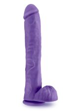 AU NATUREL BOLD DADDY 14" DILDO PURPLE - obrazek 2
