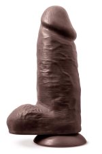 AU NATUREL CHUB 10" DILDO CHOCOLATE - obrazek 2