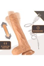 DR. SKIN SILICONE DR. GREY 7 INCH THRUSTING DILDO VANILLA - obrazek 5