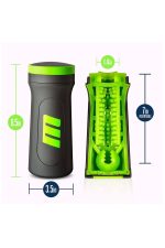 M FOR MEN M2 SUPERIOR STROKER BLACK - obrazek 5