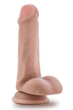 DR. SKIN DR. JEFFREY 6.5 INCH DILDO WITH BALLS BEIGE - obrazek 2