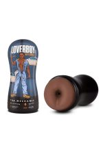 LOVERBOY THE MECHANIC SELF LUBRICATING STROKER BROWN - obrazek 2