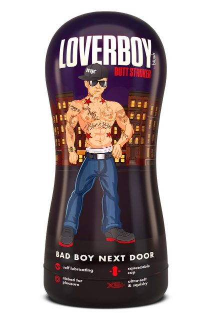 LOVERBOY BAD BOY NEXT DOOR  SELF LUBRICATING STROKER BEIGE