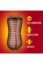LOVERBOY MANNY THE FIREMAN SELF LUBRICATING STROKER TAN - obrazek 5