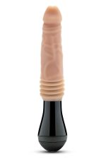 DR. SKIN SILICONE DR. KNIGHT THRUSTING GYRATING VIBRATING DILDO BEIGE - obrazek 4