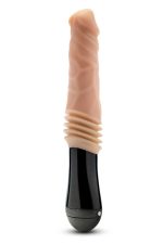 DR. SKIN SILICONE DR. KNIGHT THRUSTING GYRATING VIBRATING DILDO BEIGE - obrazek 5