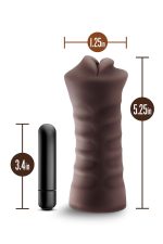 ENLUST KRYSTAL VIBRATING STROKER BROWN - obrazek 4