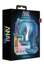 ANAL ADVENTURES MATRIX COSMOS PLUG KIT LUNAR BLUE - obrazek 2