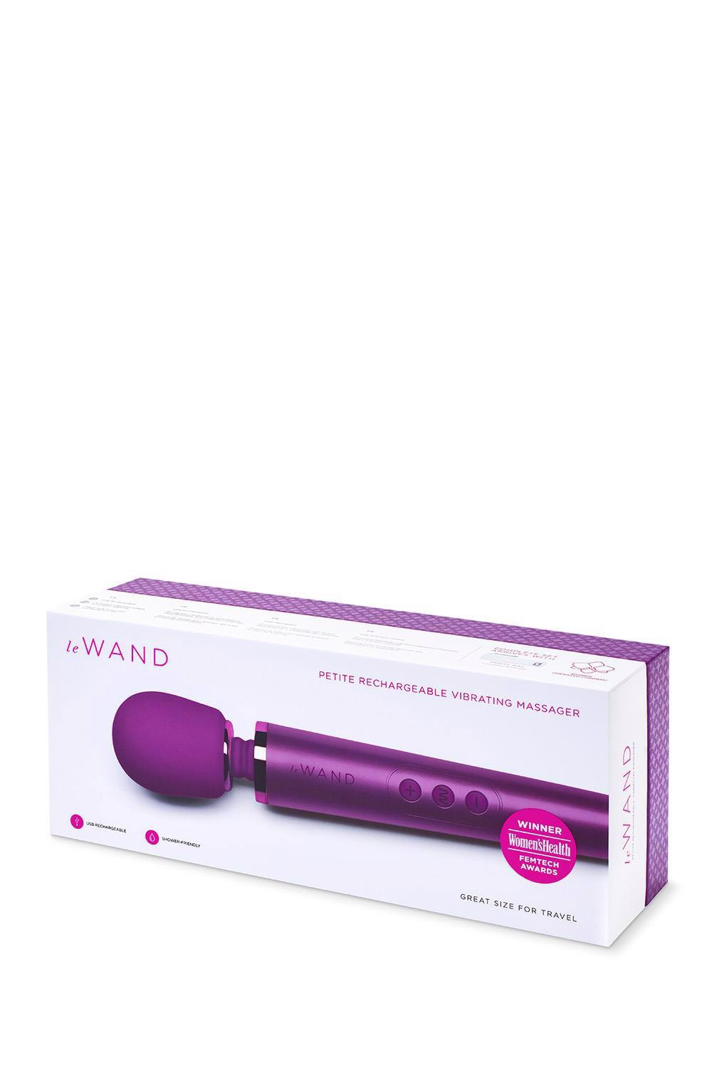 35-380209 LE WAND PETITE RECHARGEABLE VIBRATING MASSAGER CHERRY - obrazek 1