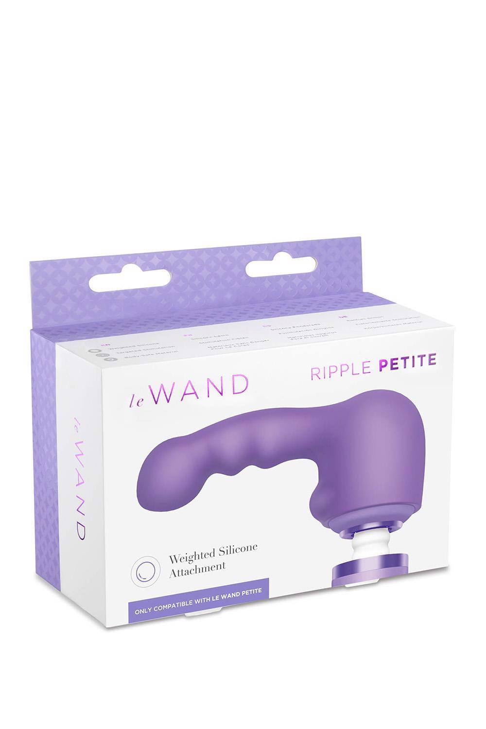 35-380213 LE WAND PETITE RIPPLE ATTACHMENT COVER VIOLET - obrazek 1