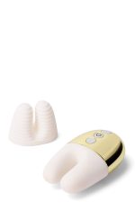 LE WAND DOUBLE VIBE WHITE GOLD - obrazek 2