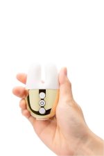 LE WAND DOUBLE VIBE WHITE GOLD - obrazek 3
