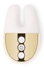 LE WAND DOUBLE VIBE WHITE GOLD - obrazek 4