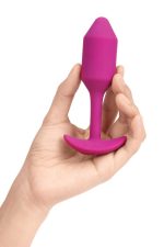 B-VIBE VIBRATING SNUG PLUG 2 ROSE - obrazek 3