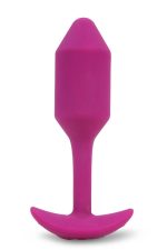 B-VIBE VIBRATING SNUG PLUG 2 ROSE - obrazek 4