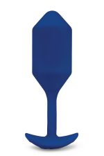 B-VIBE VIBRATING SNUG PLUG 4 NAVY - obrazek 4