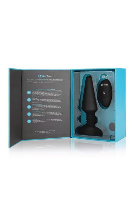 B-VIBE RIMMING PLUG XL BLACK