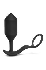 B-VIBE VIBRATING SNUG & TUG XL BLACK - obrazek 2