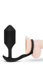 B-VIBE VIBRATING SNUG & TUG XL BLACK - obrazek 5