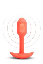 B-VIBE VIBRATING SNUG PLUG 1 ORANGE - obrazek 3