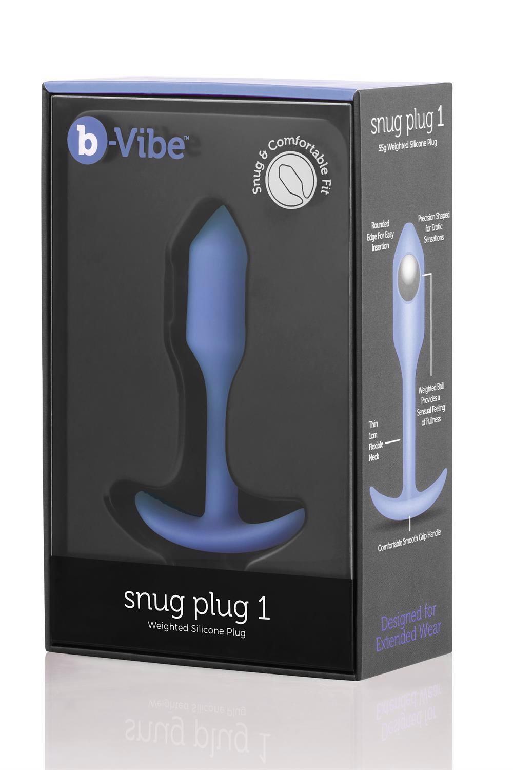 35-380334 B-VIBE SNUG PLUG 1 VIOLET - obrazek 1