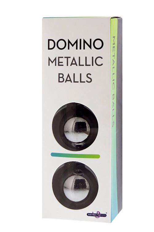 35-50902 DOMINO METALLIC BALLS - SILVER - obrazek 1