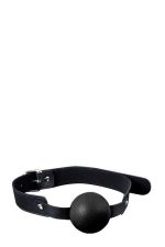 GP SOLID SILICONE BALL GAG BLACK - obrazek 2