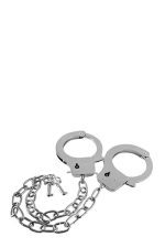 GP METAL HANDCUFFS LONG CHAIN - obrazek 2