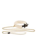GUILTY PLEASURE LUMINIOUS PEARL LEASH AND COLLAR - obrazek 3
