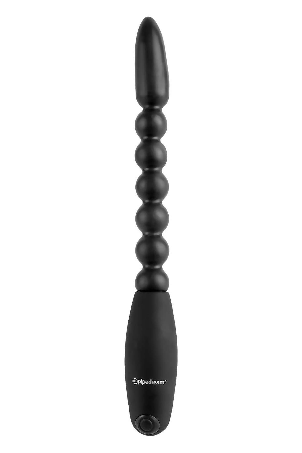 35-61008_1 ANAL FANTASY COLLECTION FLEXA-PLEASER POWER BEADS BLACK - obrazek 1
